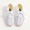 Niskie trampki Valentino Garavani i Vans z nadrukiem Valentino Vans Love na tkaninie