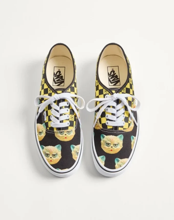 Niskie trampki Valentino Garavani i Vans z nadrukiem VLogo Checkerboard i Le Chat De La Maison Niskie trampki Valentino Garavani i Vans z nadrukiem VLogo Checkerboard i Le Chat De La Maison