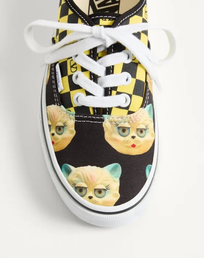 Niskie trampki Valentino Garavani i Vans z nadrukiem VLogo Checkerboard i Le Chat De La Maison Niskie trampki Valentino Garavani i Vans z nadrukiem VLogo Checkerboard i Le Chat De La Maison