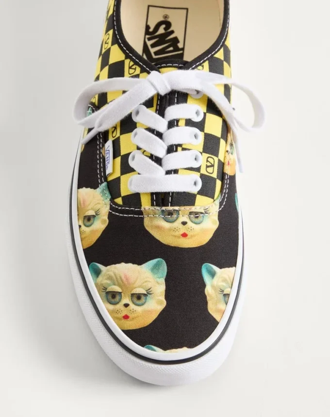 Niskie trampki Valentino Garavani i Vans z nadrukiem VLogo Checkerboard i Le Chat De La Maison Niskie trampki Valentino Garavani i Vans z nadrukiem VLogo Checkerboard i Le Chat De La Maison