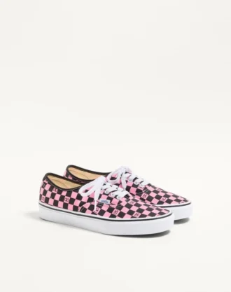 Niskie trampki Valentino Garavani i Vans z tkaniny z nadrukiem VLogo w szachownicę Niskie trampki Valentino Garavani i Vans z tkaniny z nadrukiem VLogo w szachownicę