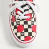 Niskie trampki Valentino Garavani i Vans z tkaniny z nadrukiem VLogo w szachownicę i detalami w kropki