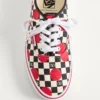 Niskie trampki Valentino Garavani i Vans z tkaniny z nadrukiem VLogo w szachownicę i detalami w kropki Niskie trampki Valentino Garavani i Vans z tkaniny z nadrukiem VLogo w szachownicę i detalami w kropki