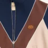 Nylonowa bluza z zamkiem błyskawicznym i naszywką z logo Nylonowa bluza z zamkiem błyskawicznym i naszywką z logo