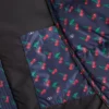 Nylonowa kurtka puchowa z kapturem i nadrukiem Cherryfic Nylonowa kurtka puchowa z kapturem i nadrukiem Cherryfic