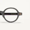 Okulary Bizarre Circle z kryształami z acetatu Okulary Bizarre Circle z kryształami z acetatu