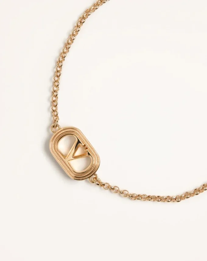 Owalna bransoletka z metalu i pereł Swarovski® Owalna bransoletka z metalu i pereł Swarovski®