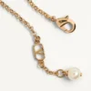 Owalna bransoletka z metalu i pereł Swarovski® Owalna bransoletka z metalu i pereł Swarovski®