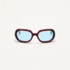 Owalne okulary z oprawkami z acetatu Owalne okulary z oprawkami z acetatu