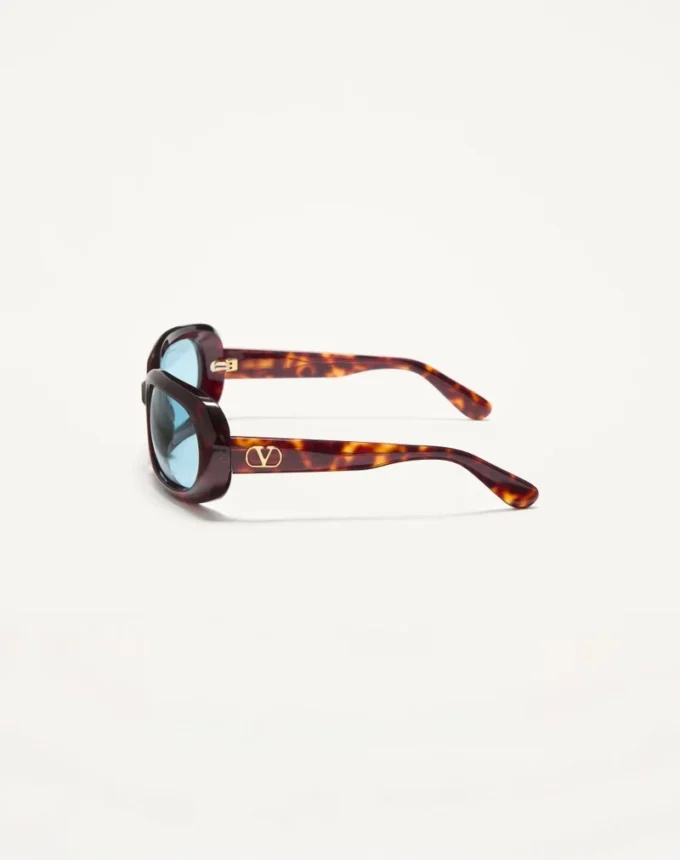 Owalne okulary z oprawkami z acetatu Owalne okulary z oprawkami z acetatu