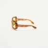 Owalne okulary z oprawkami z acetatu Owalne okulary z oprawkami z acetatu