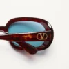 Owalne okulary z oprawkami z acetatu Owalne okulary z oprawkami z acetatu