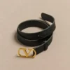 Pasek VLogo Signature z cielęcej skóry 30 mm