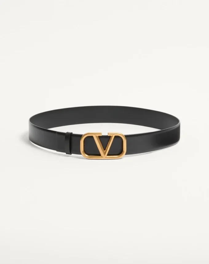 Pasek Vlogo Signature z cielęcej skóry 40 mm
