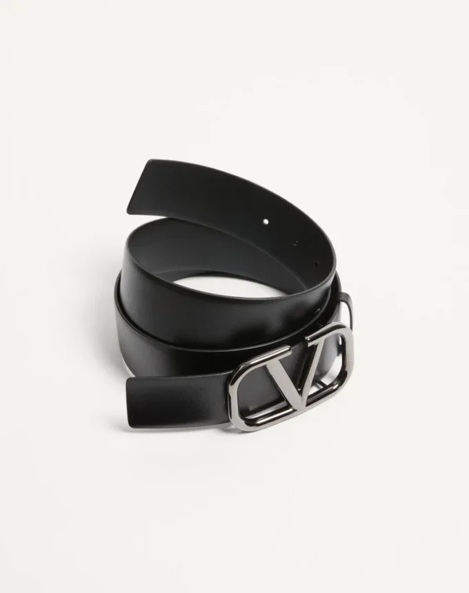 Pasek Vlogo Signature z cielęcej skóry 40 mm