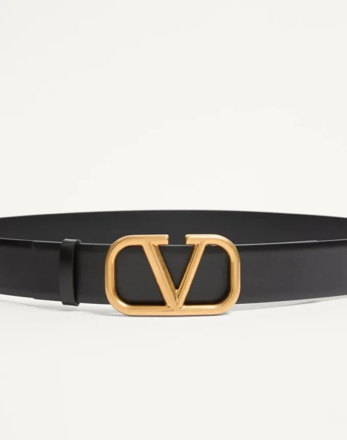 Pasek Vlogo Signature z cielęcej skóry 40 mm