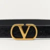 Pasek Vlogo Signature z krokodyla 30 mm