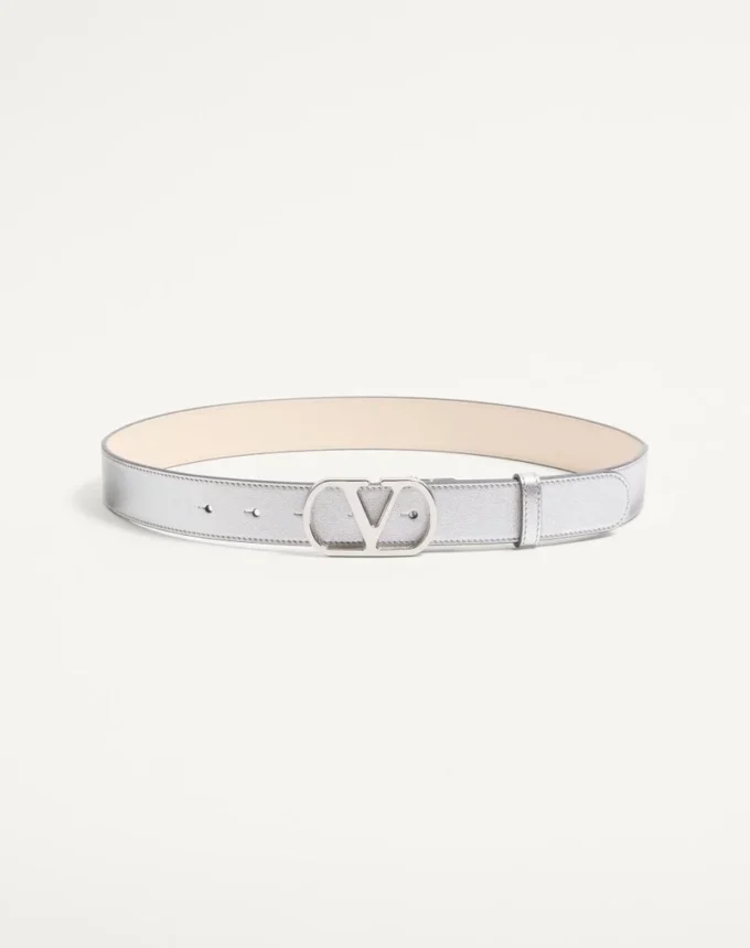 Pasek Vlogo Signature z laminowanej skóry cielęcej 30 mm Pasek Vlogo Signature z laminowanej skóry cielęcej 30 mm