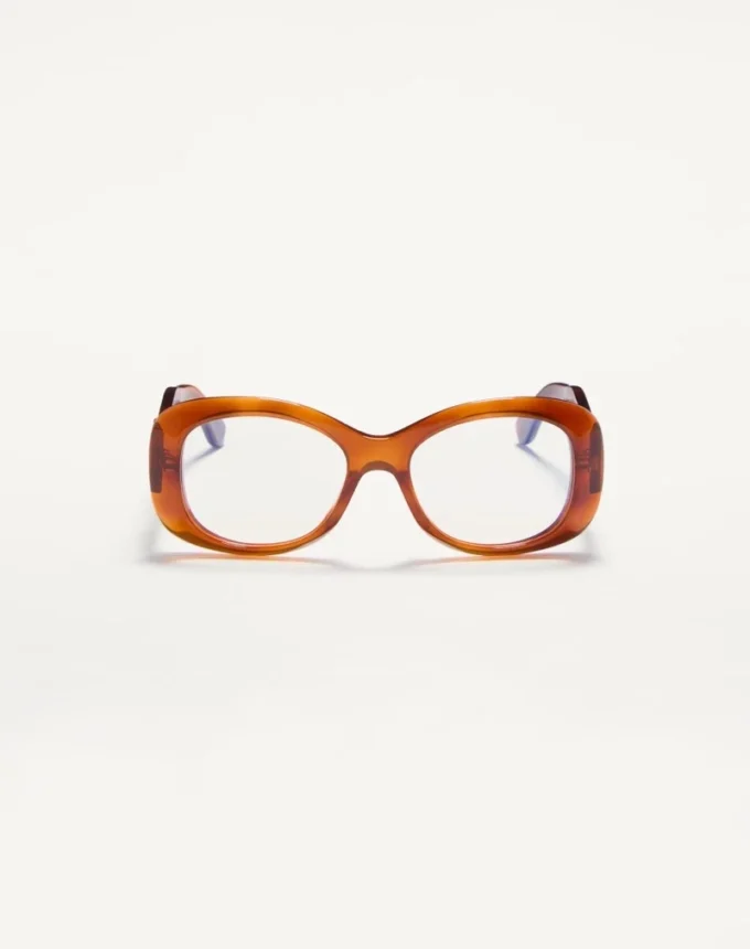 Prostokątne okulary z acetatu w stylu lat 70. Prostokątne okulary z acetatu w stylu lat 70.
