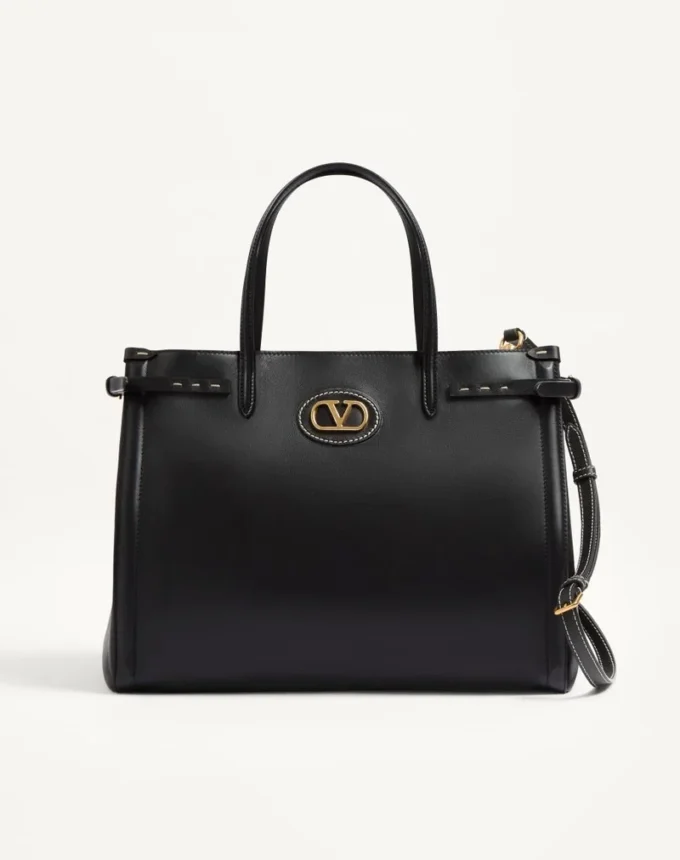Średnia skórzana torba na zakupy Valentino Garavani Antibes Średnia skórzana torba na zakupy Valentino Garavani Antibes
