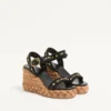 ROCKSTUD WEDGE Z SKÓRY CIELĘCEJ 100 MM ROCKSTUD WEDGE Z SKÓRY CIELĘCEJ 100 MM
