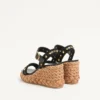 ROCKSTUD WEDGE Z SKÓRY CIELĘCEJ 100 MM ROCKSTUD WEDGE Z SKÓRY CIELĘCEJ 100 MM