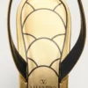 Sandały Ladycrush z laminowanej skóry nappa z kryształkami 85 mm Sandały Ladycrush z laminowanej skóry nappa z kryształkami 85 mm