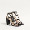 Sandały Rockstud z paskiem wokół kostki 90 mm