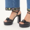 Sandały Royal Platform Sandal z koźlej skóry 115 mm Sandały Royal Platform Sandal z koźlej skóry 115 mm