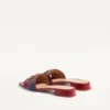 Sandały Vlogo Signature Denim Slide z haftem Cherryfic 20 mm