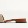 Sandały Vlogo Signature Slide z płótna 20 mm Sandały Vlogo Signature Slide z płótna 20 mm