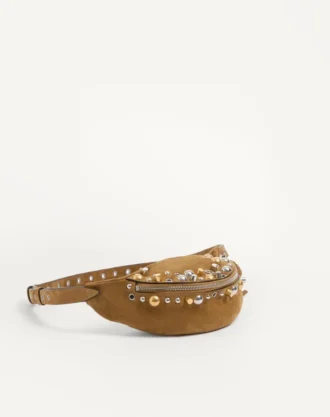 Saszetka na pasek Valentino Garavani Nellcôte Suede