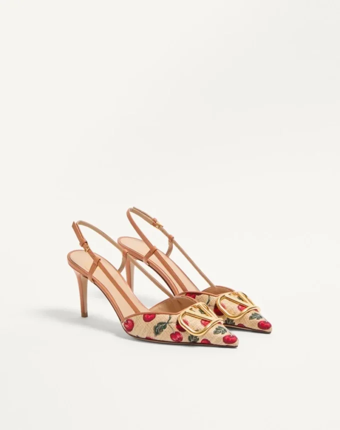Slingbacky Vlogo Signature z haftem Cherryfic 80 mm Slingbacky Vlogo Signature z haftem Cherryfic 80 mm