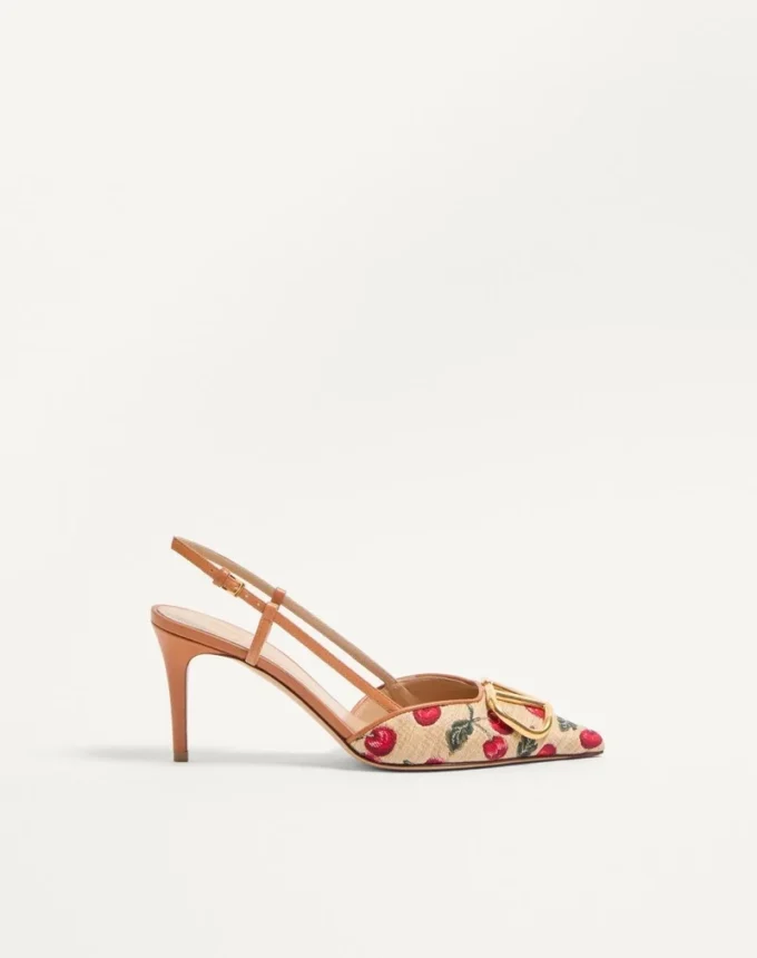 Slingbacky Vlogo Signature z haftem Cherryfic 80 mm Slingbacky Vlogo Signature z haftem Cherryfic 80 mm