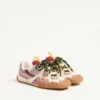 Sneakersy Amphibia z gumowanej skóry cielęcej i skóry cielęcej Sneakersy Amphibia z gumowanej skóry cielęcej i skóry cielęcej