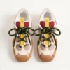 Sneakersy Amphibia z gumowanej skóry cielęcej i skóry cielęcej Sneakersy Amphibia z gumowanej skóry cielęcej i skóry cielęcej