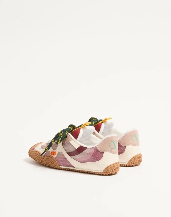 Sneakersy Amphibia z gumowanej skóry cielęcej i skóry cielęcej Sneakersy Amphibia z gumowanej skóry cielęcej i skóry cielęcej
