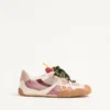 Sneakersy Amphibia z gumowanej skóry cielęcej i skóry cielęcej Sneakersy Amphibia z gumowanej skóry cielęcej i skóry cielęcej