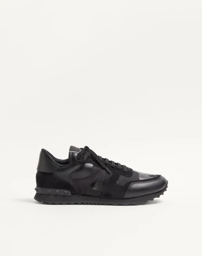 Sneakersy Camouflage Noir Rockrunner