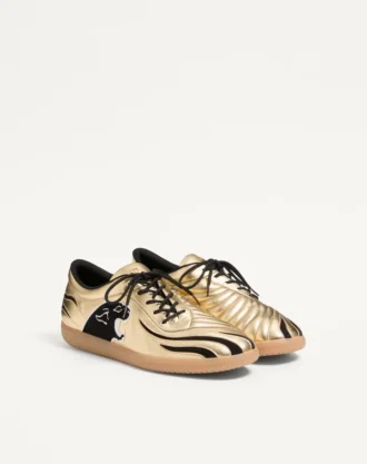 Sneakersy Kicky z laminowanej skóry nappa Sneakersy Kicky z laminowanej skóry nappa