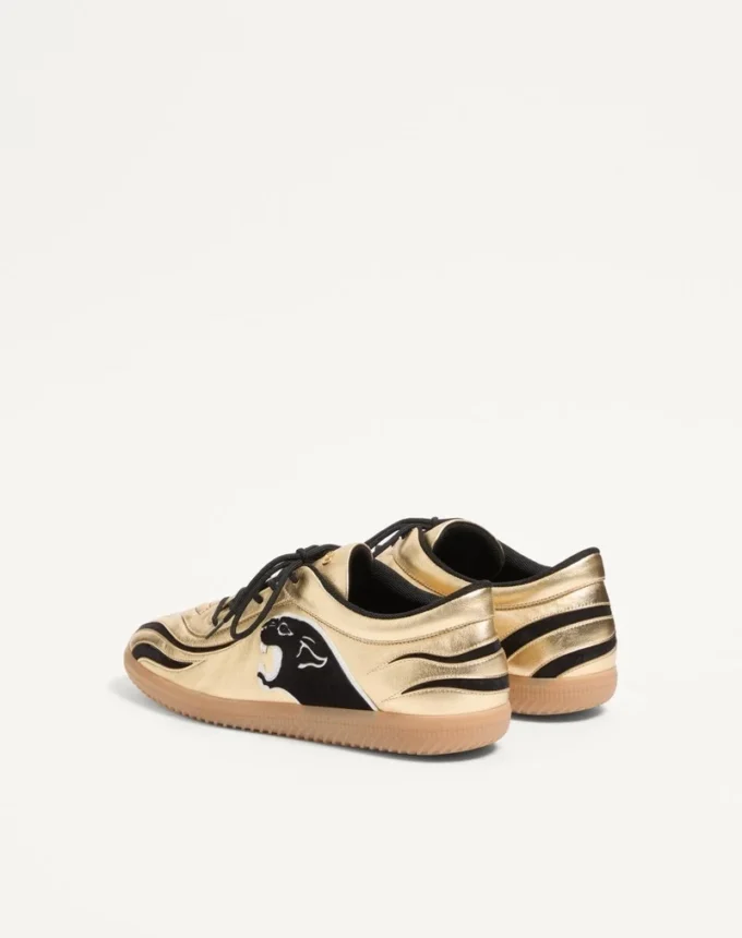 Sneakersy Kicky z laminowanej skóry nappa Sneakersy Kicky z laminowanej skóry nappa