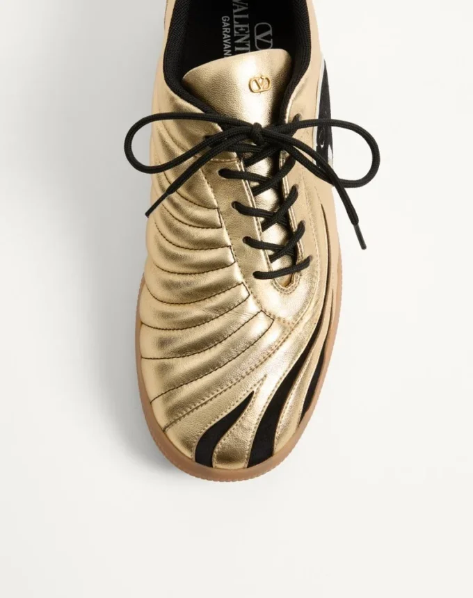 Sneakersy Kicky z laminowanej skóry nappa Sneakersy Kicky z laminowanej skóry nappa