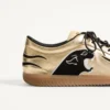 Sneakersy Kicky z laminowanej skóry nappa Sneakersy Kicky z laminowanej skóry nappa