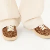 Sneakersy Royco z włosia cielęcego z nadrukiem Fauve Eclat i skóry nappa cielęcej Sneakersy Royco z włosia cielęcego z nadrukiem Fauve Eclat i skóry nappa cielęcej