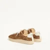 Sneakersy Royco z włosia cielęcego z nadrukiem Fauve Eclat i skóry nappa cielęcej Sneakersy Royco z włosia cielęcego z nadrukiem Fauve Eclat i skóry nappa cielęcej