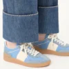 Sneakersy Upvillage z skóry dwoinowej z paskiem ze skóry cielęcej nappa Sneakersy Upvillage z skóry dwoinowej z paskiem ze skóry cielęcej nappa