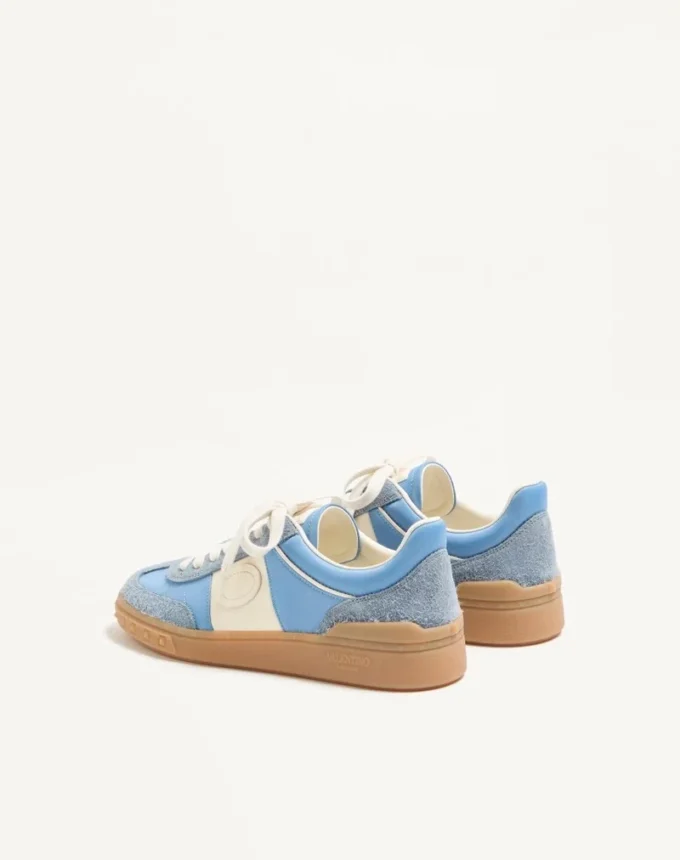 Sneakersy Upvillage z skóry dwoinowej z paskiem ze skóry cielęcej nappa Sneakersy Upvillage z skóry dwoinowej z paskiem ze skóry cielęcej nappa