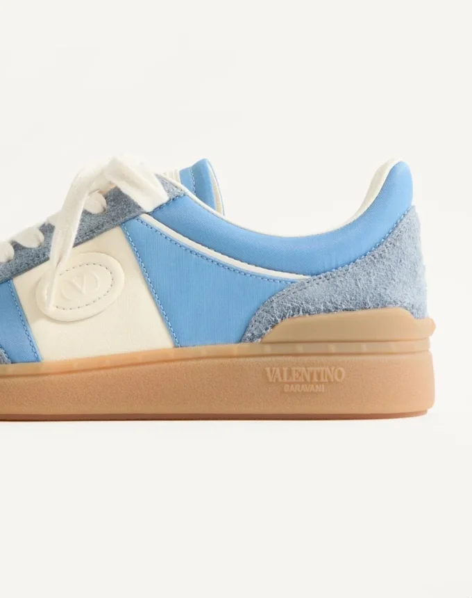 Sneakersy Upvillage z skóry dwoinowej z paskiem ze skóry cielęcej nappa Sneakersy Upvillage z skóry dwoinowej z paskiem ze skóry cielęcej nappa