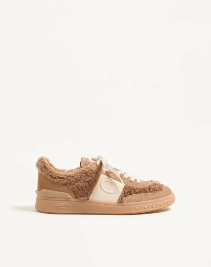 Sneakersy Upvillage z wełny i skóry crust Sneakersy Upvillage z wełny i skóry crust