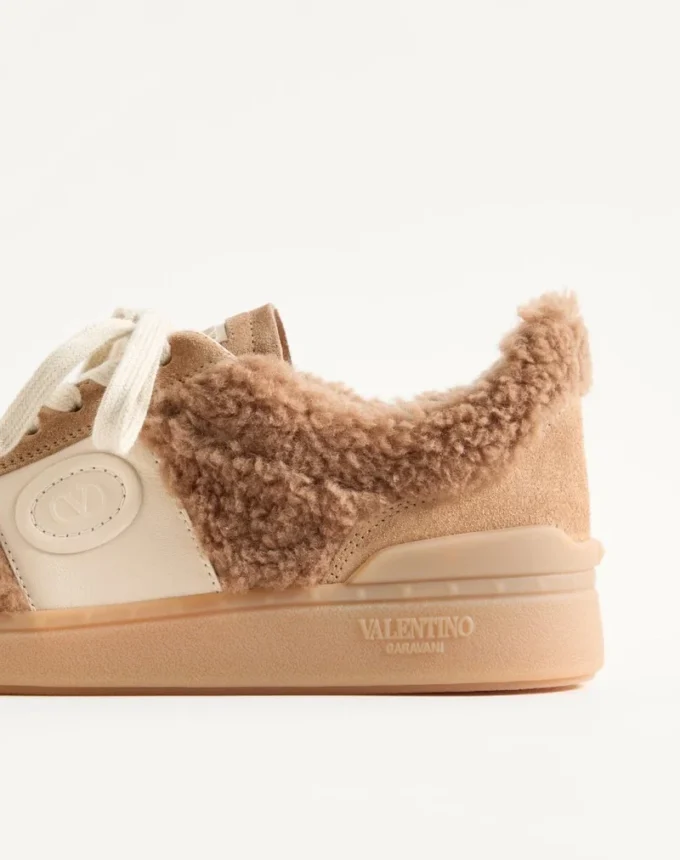 Sneakersy Upvillage z wełny i skóry crust Sneakersy Upvillage z wełny i skóry crust